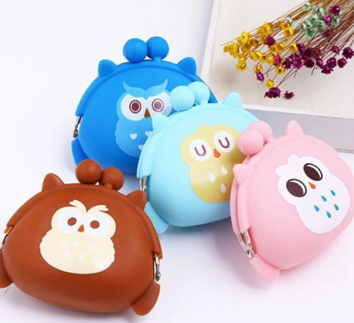 Mini Cartoon Waterproof Silicone Coin Purse Kid Wallet
