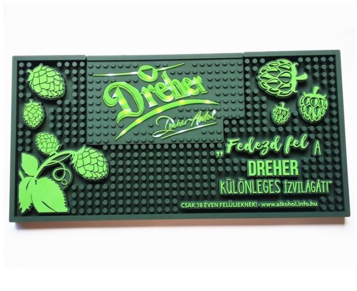 PVC Bar Mat With Custom Design ,Led Mat
