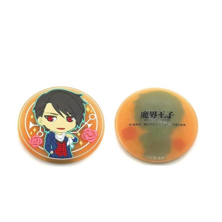 PVC Drink Coasters Anime Souvenirs Gifts