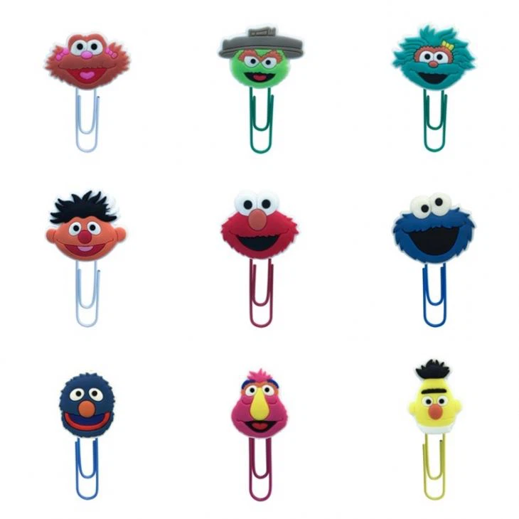 PVC Souvenir Paper Clip Bookmark Designs