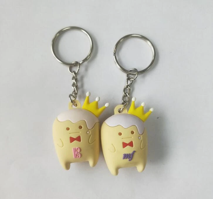 Silicone 3D Cartoon Promotional Keychain