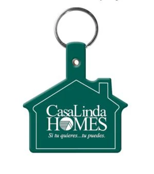 Real Estate Key Tag Promotional Gift PVC Keychain