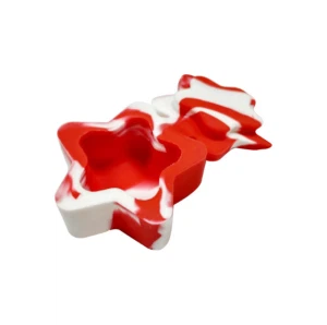 Pentagram Star Shape Silicone Dab Containers For Storing Wax