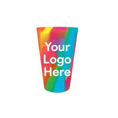 Bulk Silicone Pint Glass Cup Promotional Water Bottle