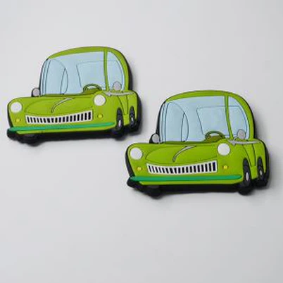 3D Car PVC Fridge Magnet Tourism City