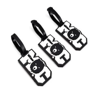 3d Soft Pvc Luggage Tag Labels Hotel Luggage Name Tag