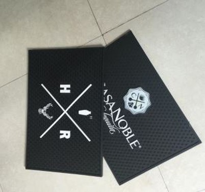 Coca Cola Font Glowing Pvc Bar Mat 3D Logo Bat Runner