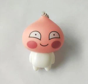 Creative Silicone Keychain Pendant key Chain Rings