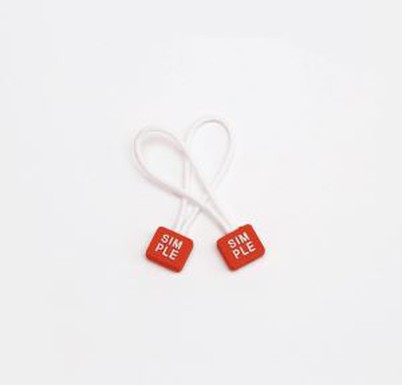 Decorative Zipper Pulls PVC Clothing Slider