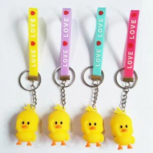 Double-side 3D Design Soft Pvc Keychain