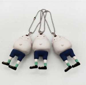 Eco-friendly Key Holder 3d Soft Pvc Keychain