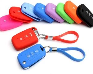 Candy Color Design Silicone Key Cover For Car Key