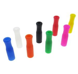 FDA Silicone Straw Tips For Stainless Steel Straws