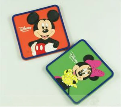 Free Sample Soft PVC Cup Placemat Coaster