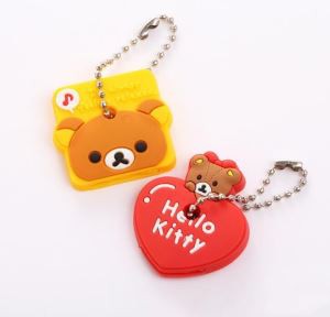 High Quality 3d Soft PVC Key Holder