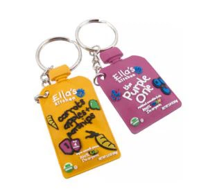 Online Personalised Design PVC Keychains