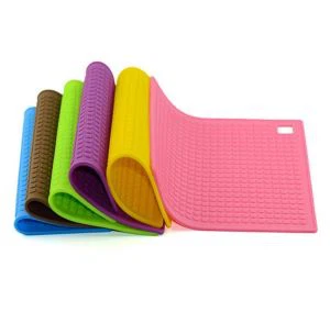 Multi Color Anti-hot Heat Pad Thickened Silicone Baking Mat Western