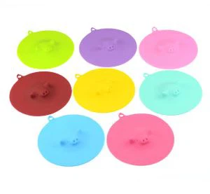 Multi-purpose Colorful Pig Silicone Cup Lid