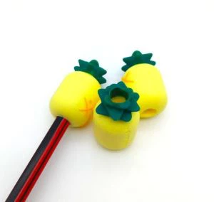 Pineapple Shape Pen Cap Soft Silicone Pencil Head Cover