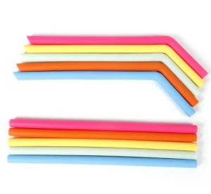 Reusable Silicone Straight Drinking Straws