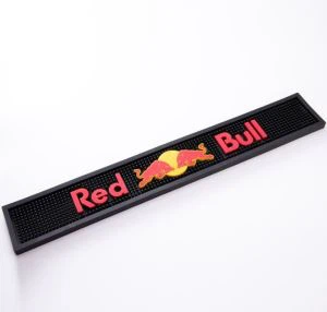 Soft PVC Black KTV Bar Drying Dish Mats Service Mat