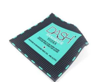 Square Pvc Soft Anti-slip Barmat Brand Beer Mat