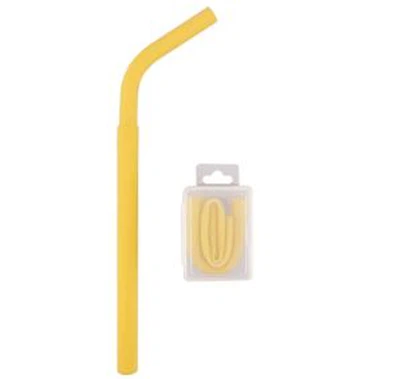 Travel Portable Silicone Folding Drinking Straw