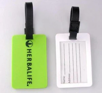 Waterproof 3d Pvc Rubber Luggage Tag Airplane Luggage Tag
