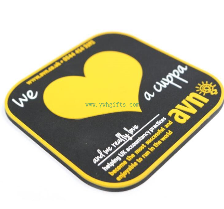 Soft PVC Drink Mat 2D/ 3D Silicone Pad