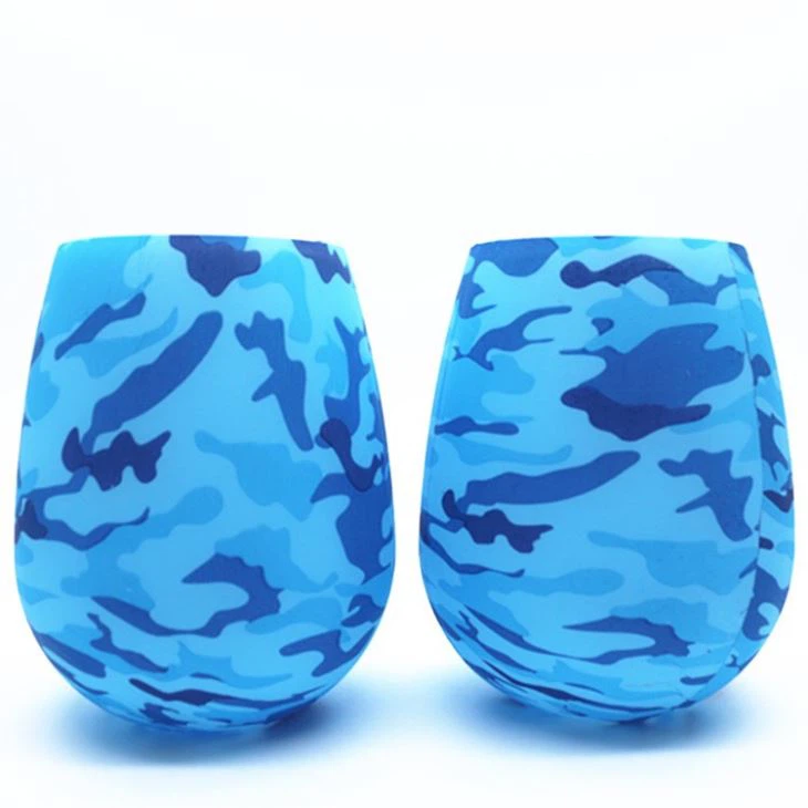 Stemless Silicone Flexible Wine Glass Cup