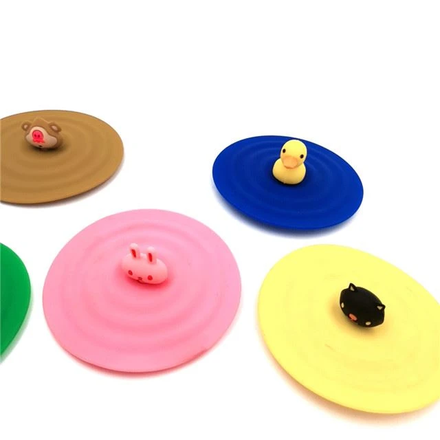 Colorful Silicone Drinking Cup Lids