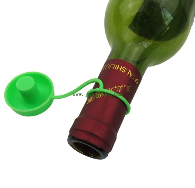 New Design Leak-proof Bottle Caps Silicone Rubber Wine Stopper