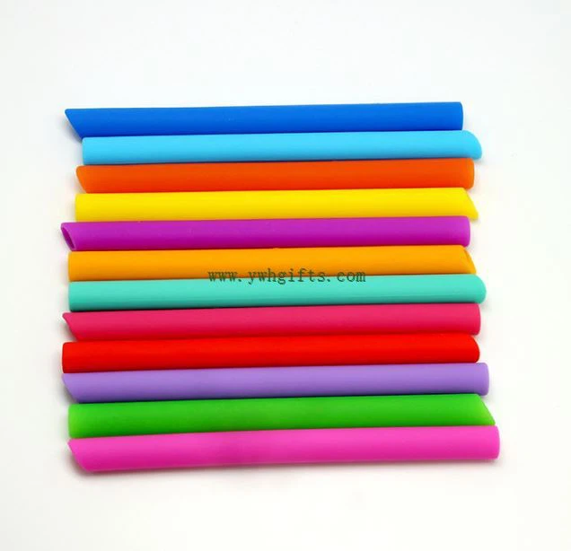 New Straight Silicone Drinking Straw Foldable Straws