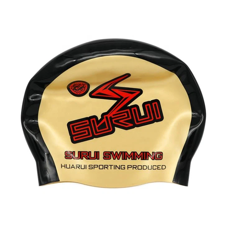 Printed Professional Adult Silicone Seamless Swim Caps