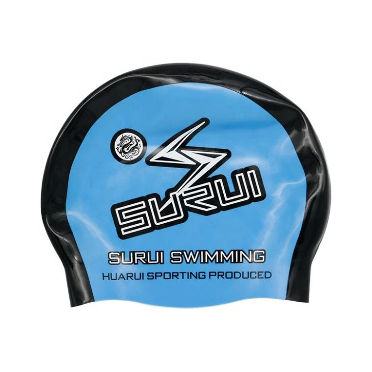 Printed Professional Adult Silicone Seamless Swim Caps