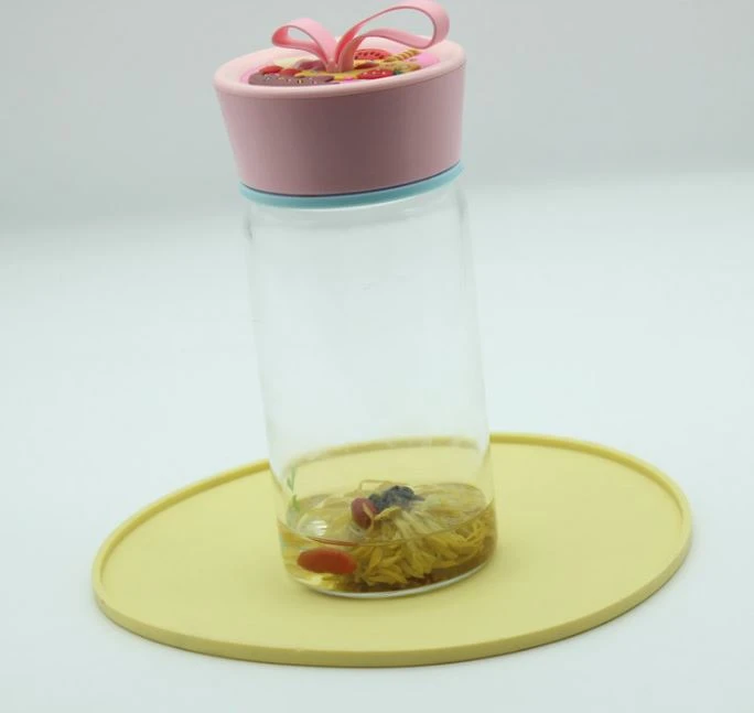 Silicone Coffee Cup Mat Non-slip Round Drink Coaster