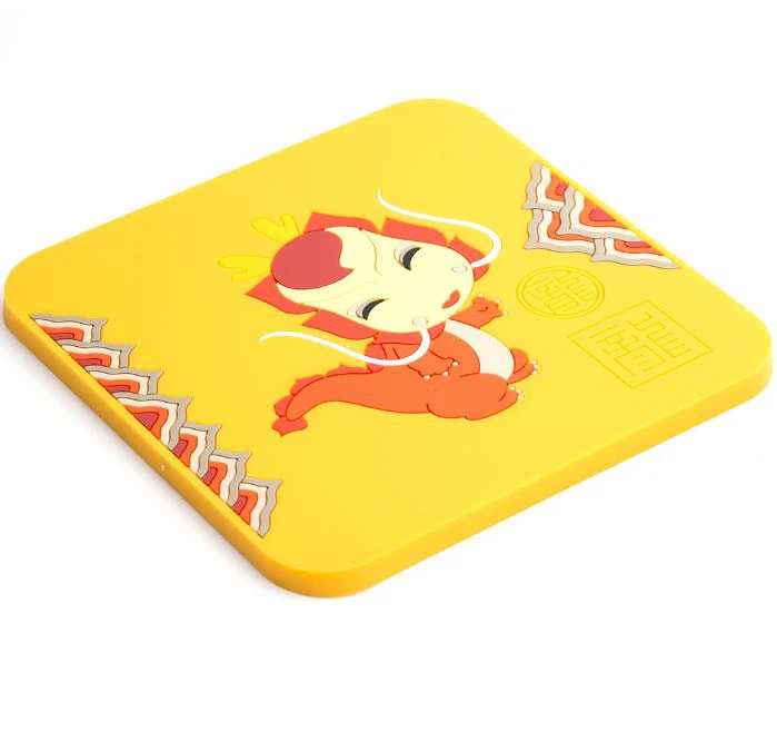 Silicone Drink Coaster Cute Silicone Cup Mat Tabletop Protection