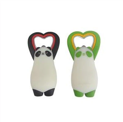 2d 3d Degins Soft Pvc Bottle Opener Rubber Wine Metal Bottle Opener