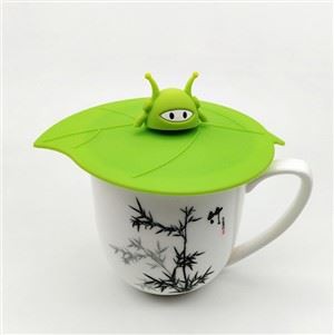 Anti-dust Leaf Silicone Water Cup Lid Sealing Coffee Mug Lid Tea Cup Covers