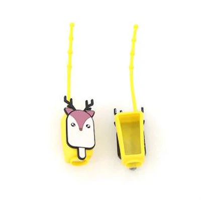 Cartoon 30ml Silicone Hand Sanitizer With Empty Bottle