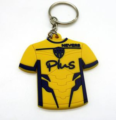 Clothes Shape Pvc Rubber Key Holders Keyrings