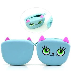 Creative Lovely Cat Silicone Change Purse