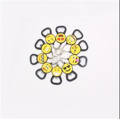 Fridge Magnet Soft PVC Bottle Opener Keychain 3D Rubber Bottle Opener