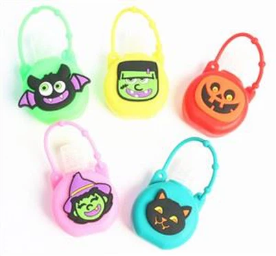 Halloween 30ml Hand Sanitizer Holder Keychain Silicone Holders