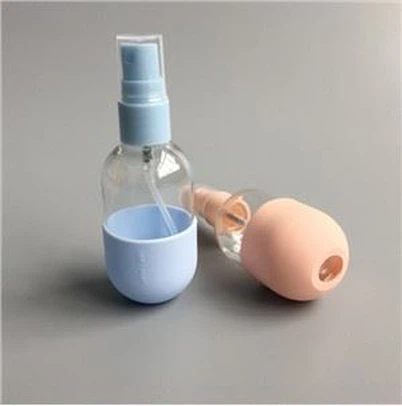 Hot Sale 60ML Cute Holder Hand Sanitizer Alcohol Gel Bottle Silicone Case