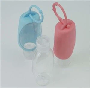 Keychain Holder Pocket Bag 60ml 50ml Silicone Hand Sanitizer Bottle Holders