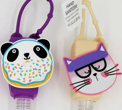 Mini Silicone Hand Sanitizer Bottle Holder Portable
