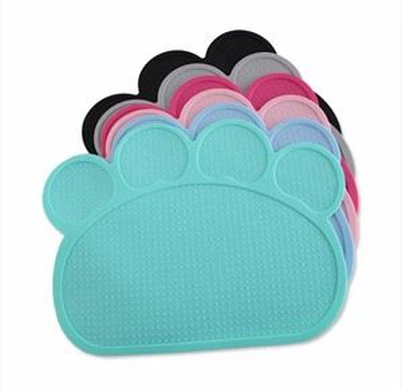 Eco-Friendly Non-stick Silicone Cat Dog Pet Food Mat Feeding Mats
