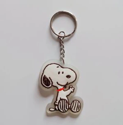 Semi-transparent 3d Pvc Rubber Keychains