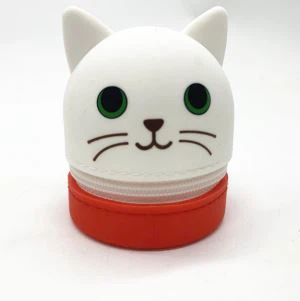 Silicone Cat Shape Coin Purse Wallet Pocket Money Bags